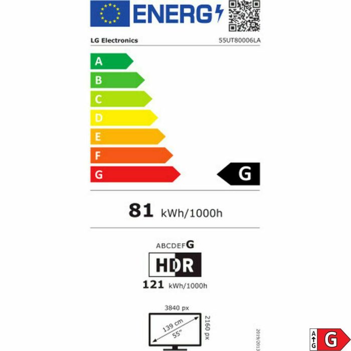 Smart TV LG 55UT80006LA 55" 4K Ultra HD LED HDR D-LED 9 Smart TV LG 55UT80006LA 55" 4K Ultra HD LED HDR D-LED 9