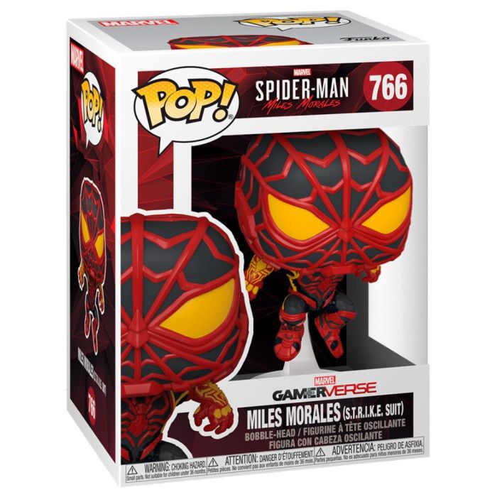 Figura POP Marvel Spiderman Miles Morales S.T.R.I.K.E. Suit 1