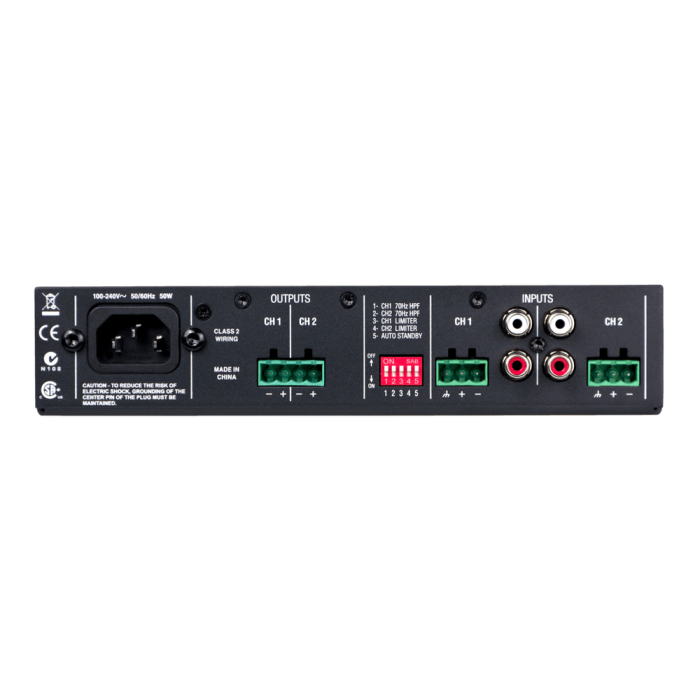 JBLPRO CSA-2120 Amplificador de Audio Profesional 2 x 120W