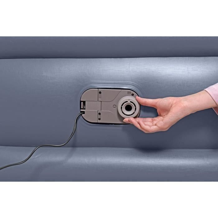Colchón hinchable - BESTWAY - 6713G - Tritech - 1 plaza, 191 x 97 x 51 cm, bomba eléctrica integrada, estructura de cama 4 Colchón hinchable - BESTWAY - 6713G - Tritech - 1 plaza, 191 x 97 x 51 cm, bomba eléctrica integrada, estructura de cama 4