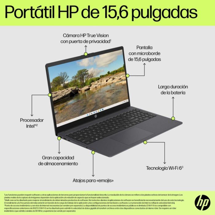 HP Laptop 15-fd0234ns Intel® Core™ i7 i7-1355U Portátil 39,6 cm (15.6") Full HD 16 GB DDR4-SDRAM 512 GB SSD Wi-Fi 6E (802.11ax) FreeDOS Plata 19 HP Laptop 15-fd0234ns Intel® Core™ i7 i7-1355U Portátil 39,6 cm (15.6") Full HD 16 GB DDR4-SDRAM 512 GB SSD Wi-Fi 6E (802.11ax) FreeDOS Plata 19