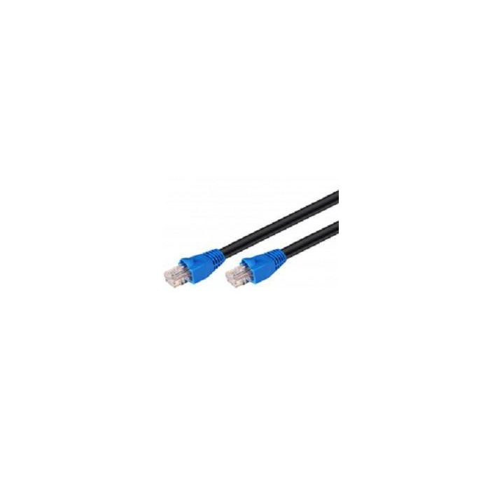 MicroConnect Cable de Red Exterior CAT6 U/UTP 15m, Negro, Resistente Agua/UV para Vigilancia/Exteriores