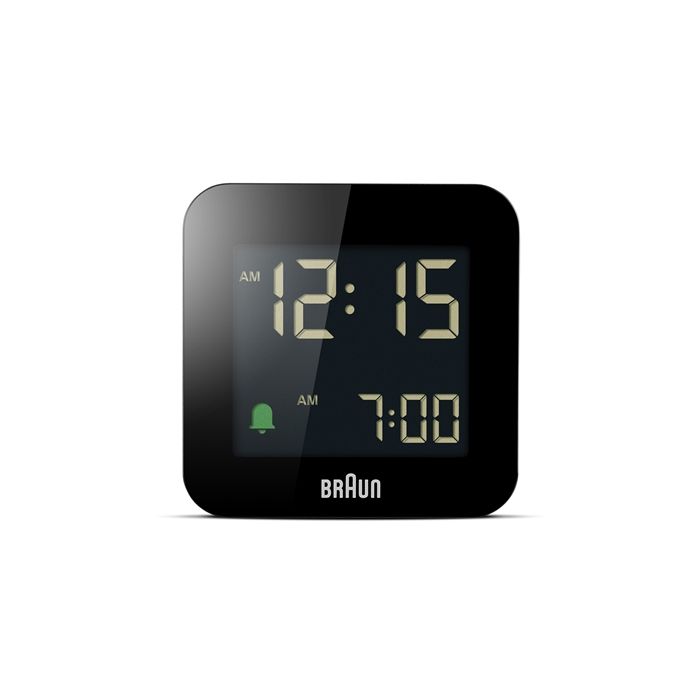 Reloj Despertador Digital Negro BRAUN BC-08-B 1