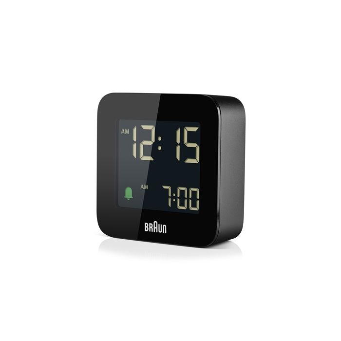 Reloj Despertador Digital Negro BRAUN BC-08-B 2