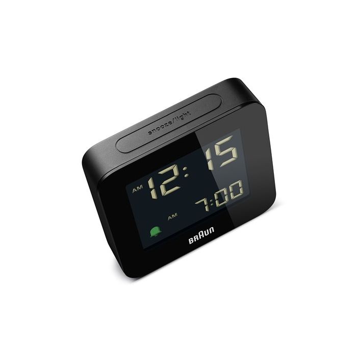 Reloj Despertador Digital Negro BRAUN BC-09-B 1
