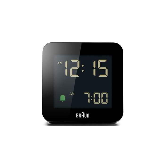 Reloj Despertador Digital Negro BRAUN BC-09-B 4