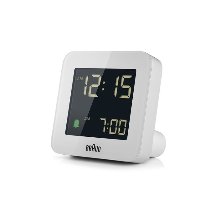Reloj Despertador Digital Blanco BRAUN BC-09-W 2