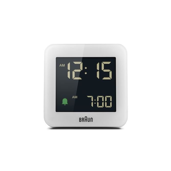 Reloj Despertador Digital Blanco BRAUN BC-09-W 4