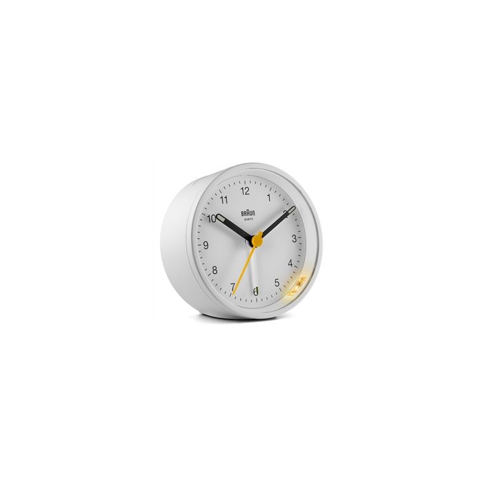 Reloj Despertador Clásico Analógico Blanco BRAUN BC-12-W 0