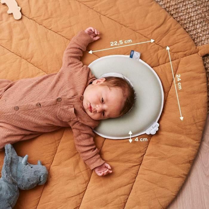 Reposacabezas para bebé - BABYMOOV - Cosyhead - Morfología del bebé - Algodón orgánico con certificación Oeko-Tex - Verde salvia fresco 1 Reposacabezas para bebé - BABYMOOV - Cosyhead - Morfología del bebé - Algodón orgánico con certificación Oeko-Tex - Verde salvia fresco 1