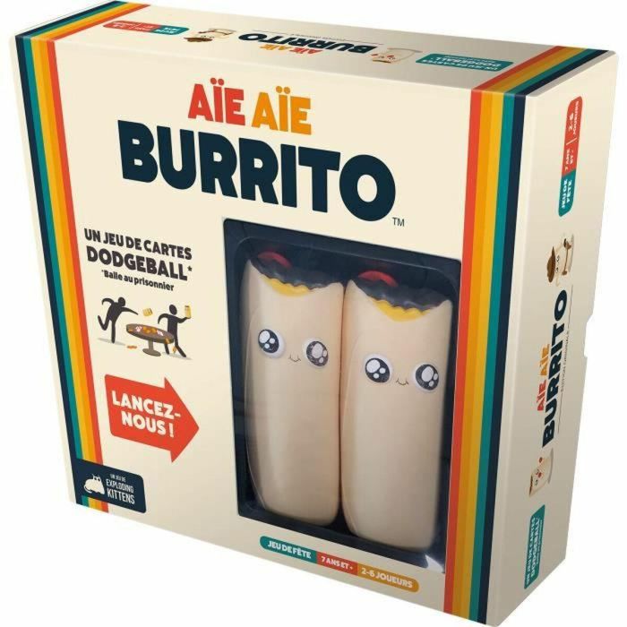 Asmodee Aie Aie Burrito Juego de Mesa de Fiesta, Edad 7+, 2-6 Jugadores, Partidas de 15-30 Minutos 3 Asmodee Aie Aie Burrito Juego de Mesa de Fiesta, Edad 7+, 2-6 Jugadores, Partidas de 15-30 Minutos 3