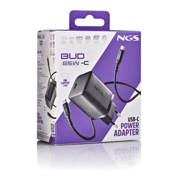 Cargador de Pared NGS NGS Bud 65 W 1 Cargador de Pared NGS NGS Bud 65 W 1