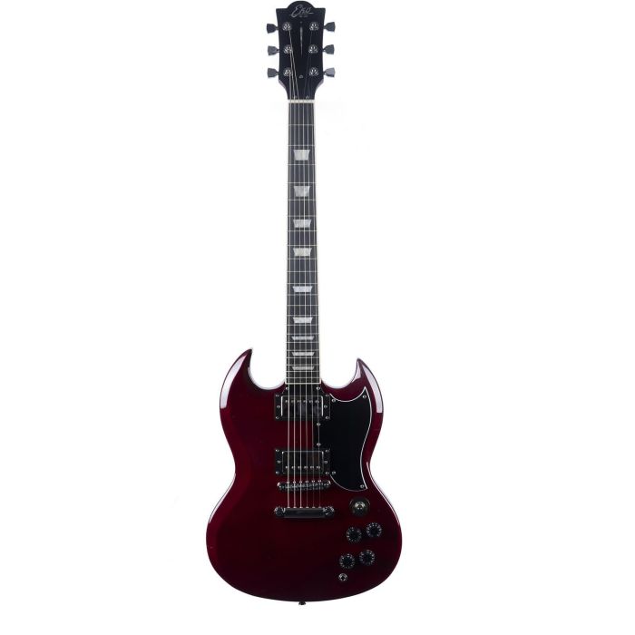 Guitarra Eléctrica Eko Starter Dv300 Tipo Sg - Roja 3