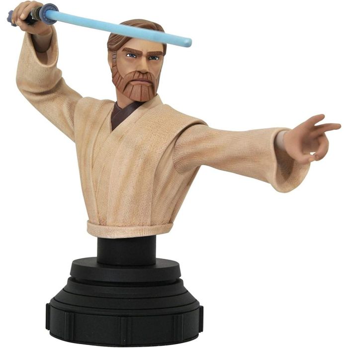 Diamond Select Toys Busto de Resina Obi-Wan Kenobi Star Wars Clone Wars 15cm Edición Limitada 0 Diamond Select Toys Busto de Resina Obi-Wan Kenobi Star Wars Clone Wars 15cm Edición Limitada 0
