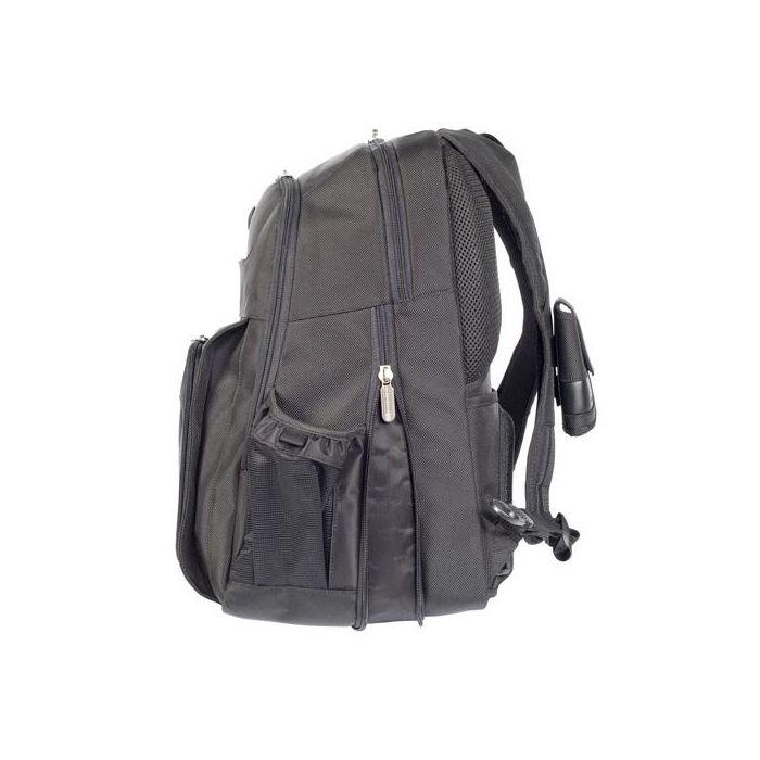 Targus Mochila Traveller Portátil 15.6 Pulgadas Negro con SafePort x D3O y Capacidad Ampliable 4
