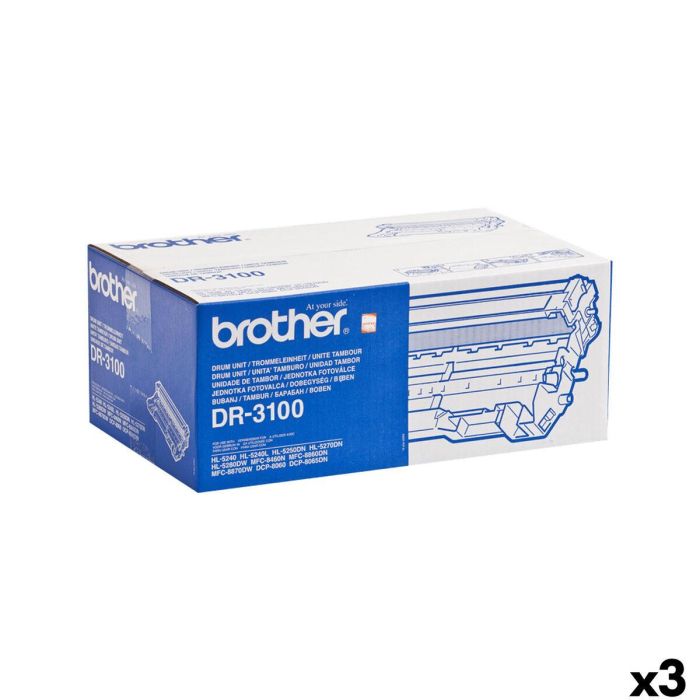 Brother DR3100 Tambor Láser Monocromo 25000 páginas Compatible con HL-5240L, HL-5280DW, DCP-8060, DCP-8065DN, MFC-8460N