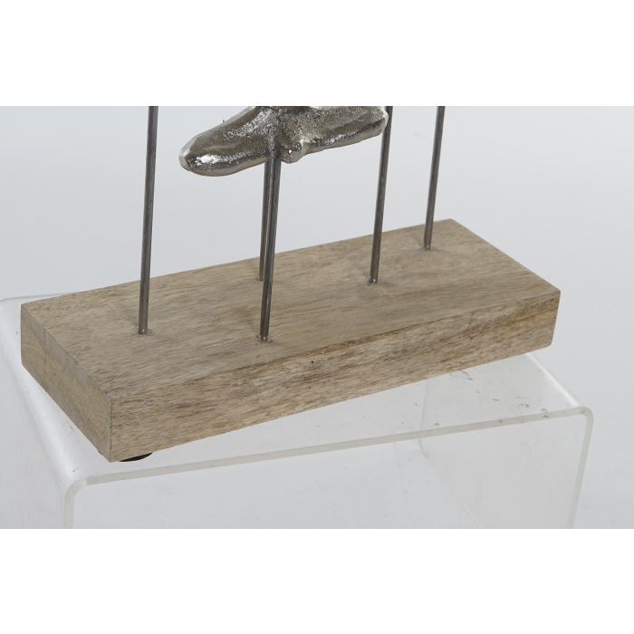 Figura Indio DKD Home Decor Plateado 9 x 51 x 26 cm (2 Unidades) 2 Figura Indio DKD Home Decor Plateado 9 x 51 x 26 cm (2 Unidades) 2