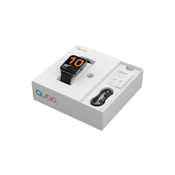 Smartwatch Qubo SMT-200/ Notificaciones/ Frecuencia Cardíaca/ Negro 1