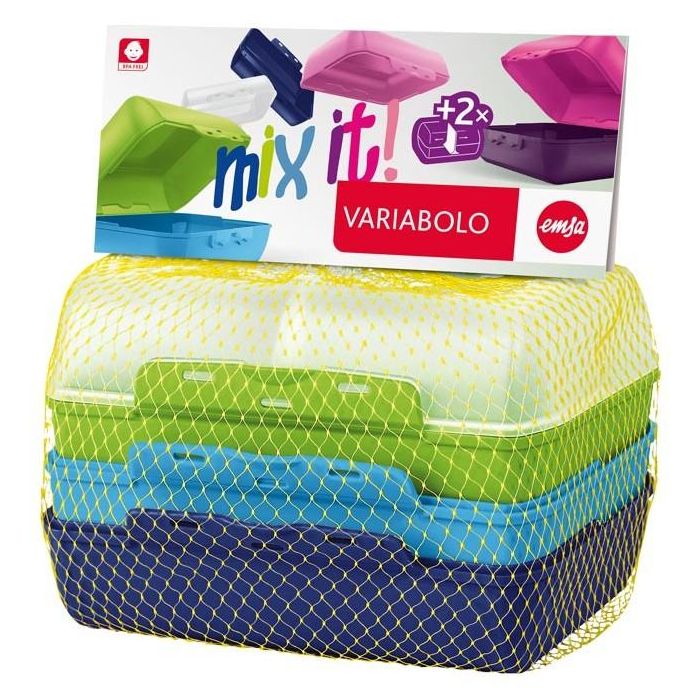 Emsa 517053 Variabolo 4-teiliges Frischhaltedosen Boys-Set