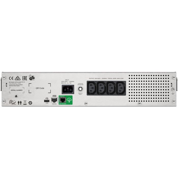 APC SMC1000I-2UC SAI Línea Interactiva 1000VA 600W Montaje en Rack 2U con SmartConnect 1 APC SMC1000I-2UC SAI Línea Interactiva 1000VA 600W Montaje en Rack 2U con SmartConnect 1