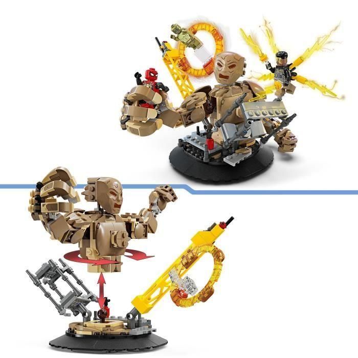 LEGO 76280 Marvel Spider-Man vs. Sandman: La Batalla Final, Juguete de Construcción con Minifiguras de Superhéroes 3