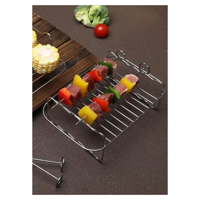 Rejilla rectangular para Airfryer con 4 pinchos Quttin - Inde (12 Unidades) 7
