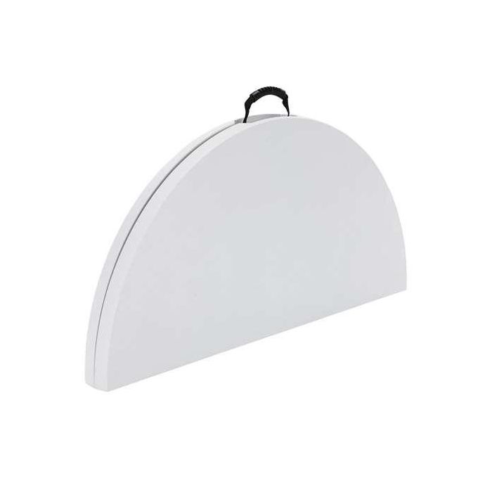Mesa Plegable Lifetime Blanco 122 x 73,5 x 122 cm Acero Plástico 4 Mesa Plegable Lifetime Blanco 122 x 73,5 x 122 cm Acero Plástico 4