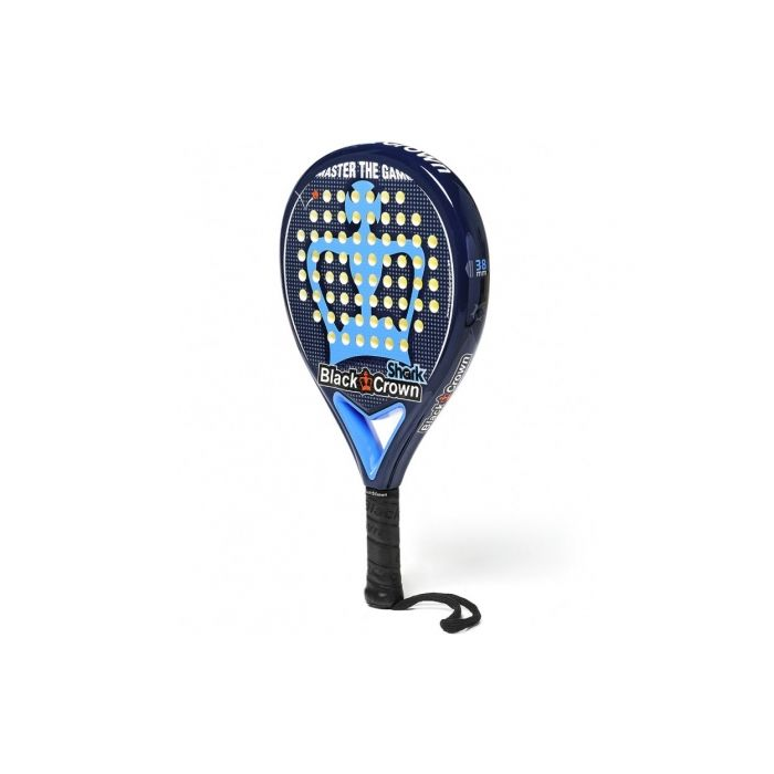 Pala de Pádel Black Crown Shark/ Azul 1