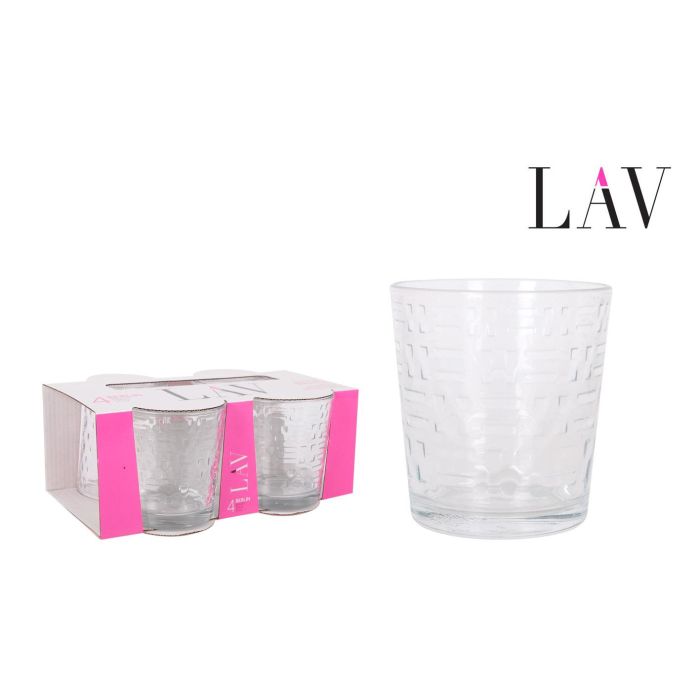 Set de 4 vasos Berlin 295 cc - LAV (12 Cajas) Set de 4 vasos Berlin 295 cc - LAV (12 Cajas)