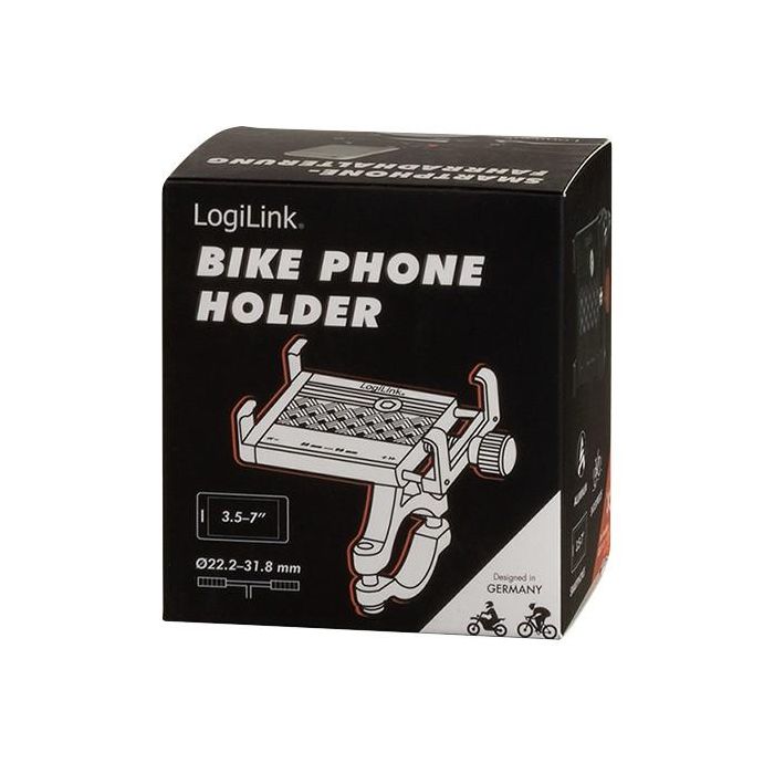 Logilink Smartphone-Fahrradhalterung. 3.5-7". fixiert 8