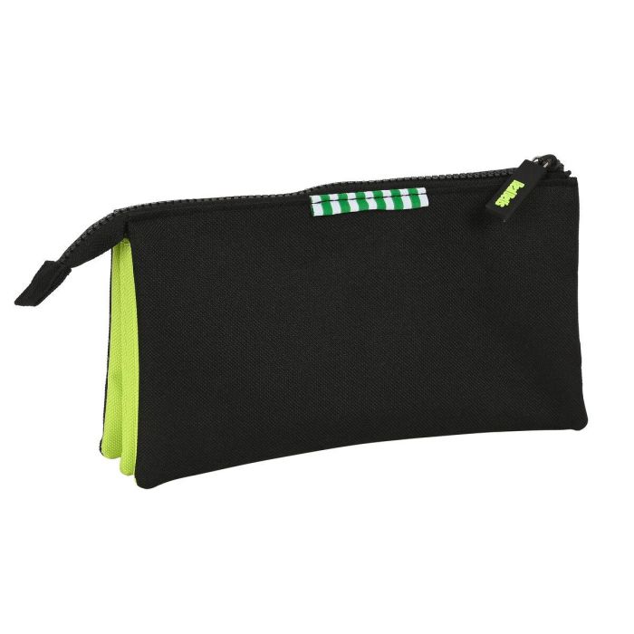 Portatodo Triple Real Betis Balompié Negro Lima 22 x 12 x 3 cm 1 Portatodo Triple Real Betis Balompié Negro Lima 22 x 12 x 3 cm 1