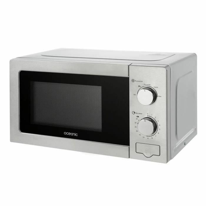 Oceanic MO20S Microondas Independiente Monofunción, 20 Litros de Capacidad, 700 W de Potencia, Color Plateado 0 Oceanic MO20S Microondas Independiente Monofunción, 20 Litros de Capacidad, 700 W de Potencia, Color Plateado 0