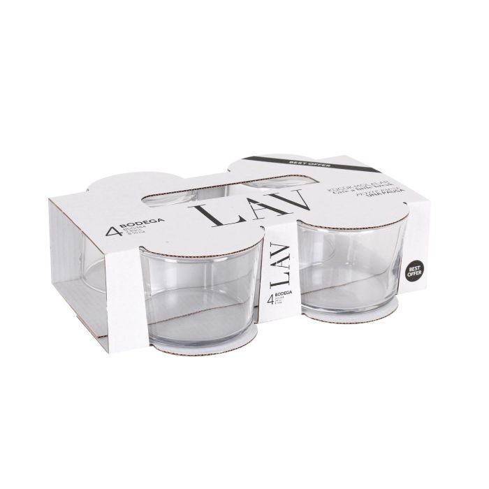 Set de Vasos LAV (4 uds) 4 Unidades 240 cc 6
