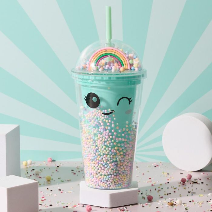 The Concept Factory Mug con Pajita Kawaii 350 ml - Diseños Surtidos 6