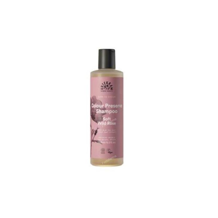 URTEKRAM Champú Protector Hidratante Color Rosa Silvestre Eco Vegan Cabello Teñido 250ml