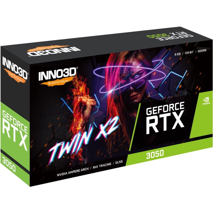 Inno3D Tarjeta Gráfica GeForce RTX 3050 Twin X2 8GB GDDR6 1 Inno3D Tarjeta Gráfica GeForce RTX 3050 Twin X2 8GB GDDR6 1