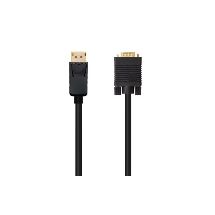 Adaptador DisplayPort a VGA NANOCABLE 10.15.4401 1 m Negro