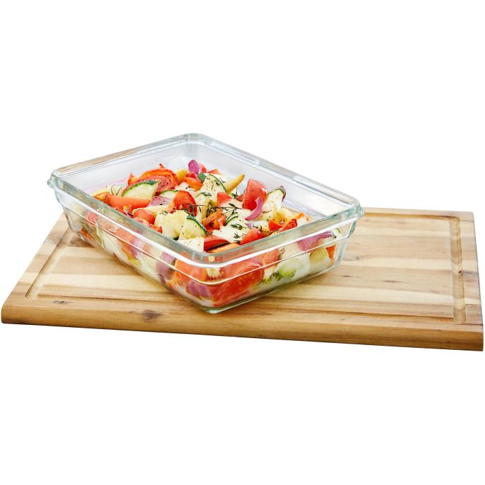 Emsa N10409 Clip & Close Glas Frischhaltedose 1.1 L Transparent/Rot 3 Emsa N10409 Clip & Close Glas Frischhaltedose 1.1 L Transparent/Rot 3