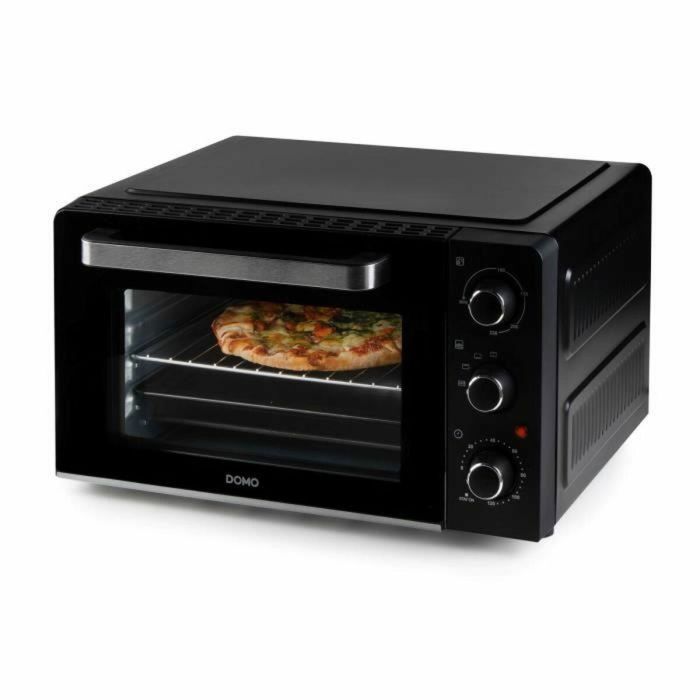 Domo DO1107GO Mini Horno para Hornear y Refrigerios - 28 L - Negro - 1500W