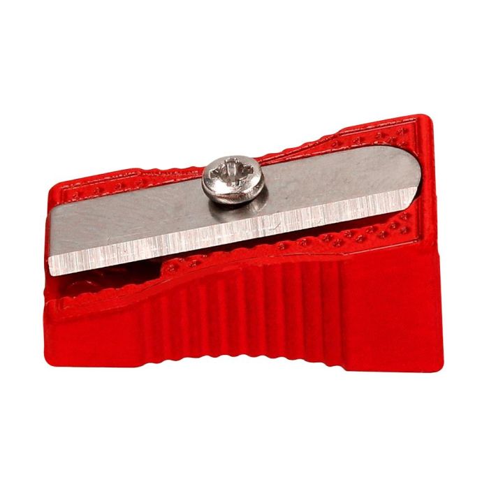 Sacapuntas Liderpapel Metalico Cuña 1 Uso Color Rojo 20 unidades 2