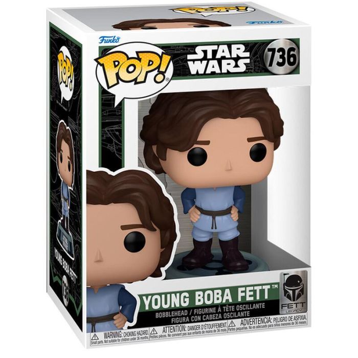 Figura POP Star Wars Young Boba Fett 0 Figura POP Star Wars Young Boba Fett 0