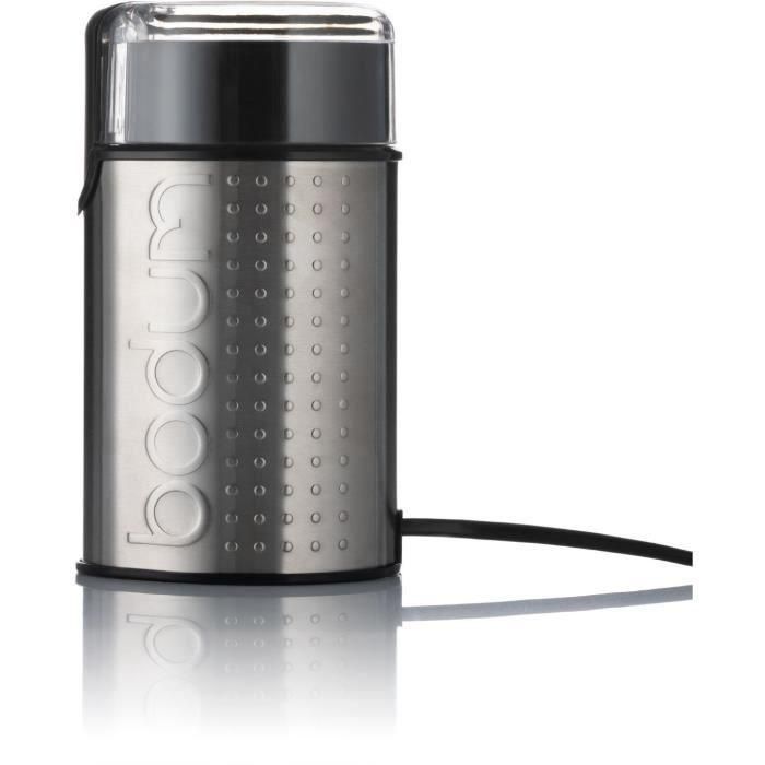 Bodum 11160-57EURO-4PL Molinillo de Café Eléctrico de Láminas Bistro