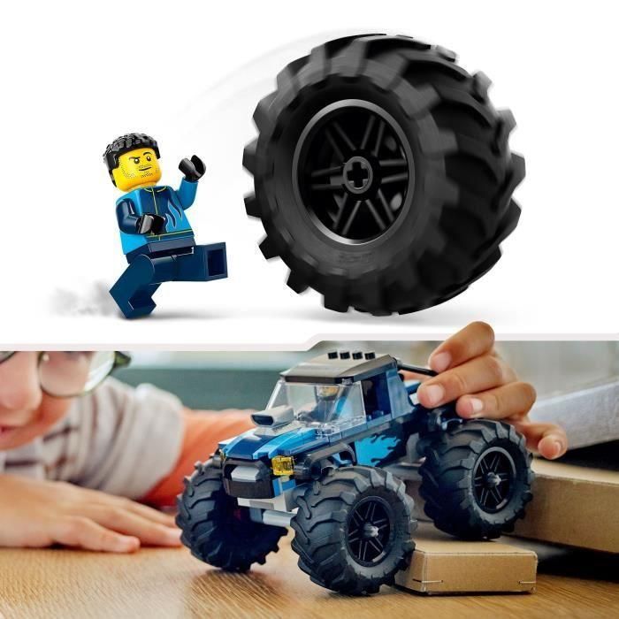 Juego de construccion monster truck azul lego city 3