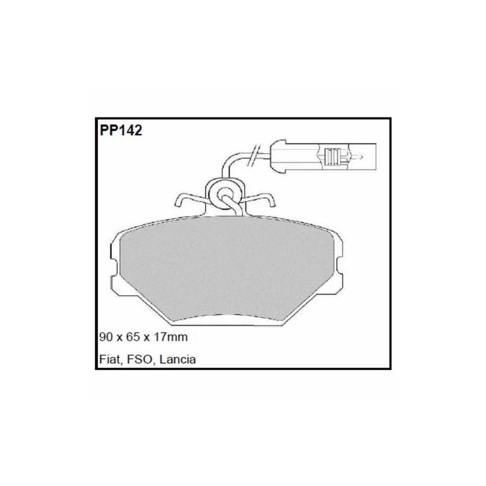 Black Diamond Pastillas Predrator Black Diamond Kbd164 gr12 BDPP142 Sólido (Front)