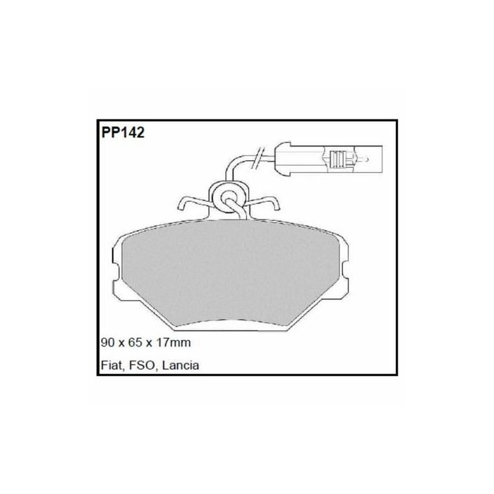 Black Diamond Pastillas Predrator Black Diamond Kbd164 gr12 BDPP142 Sólido (Front)