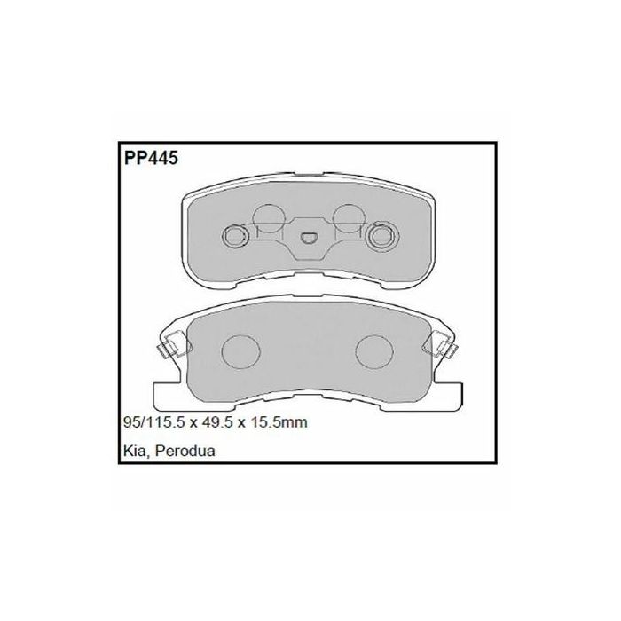 Black Diamond Pastillas Predrator Black Diamond Kbd1004 gr12 BDPP445 Ventiladas Delanteras