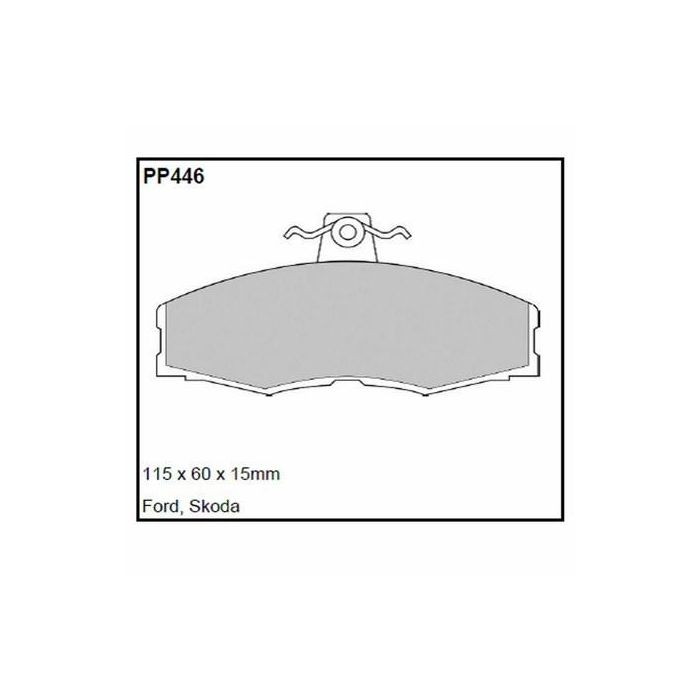 Black Diamond Pastillas Predator Black Diamond ~G12 BDPP446 Fast Road para Moto