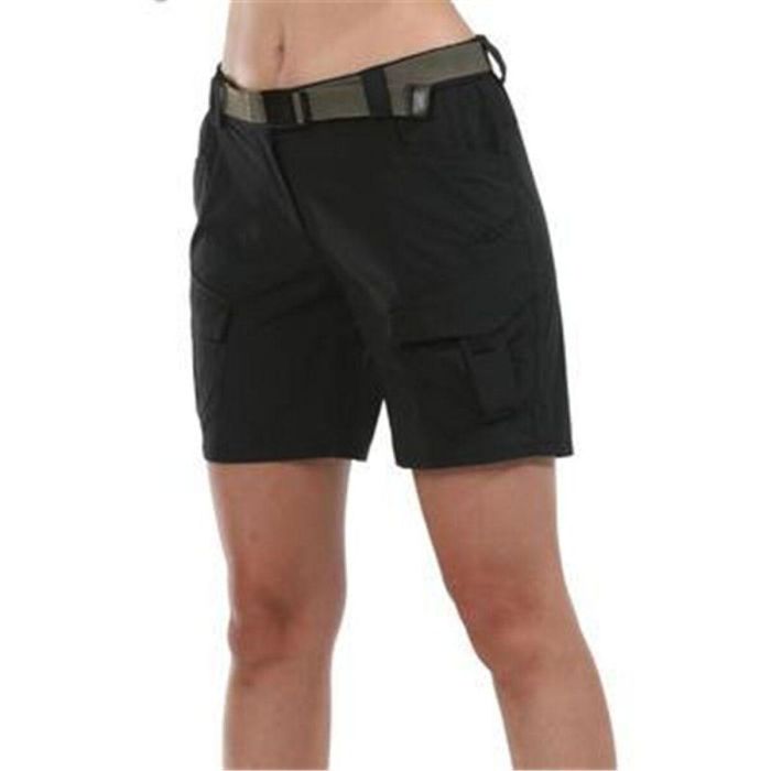 Pantalón Largo Deportivo +8000 Negro Mujer 2
