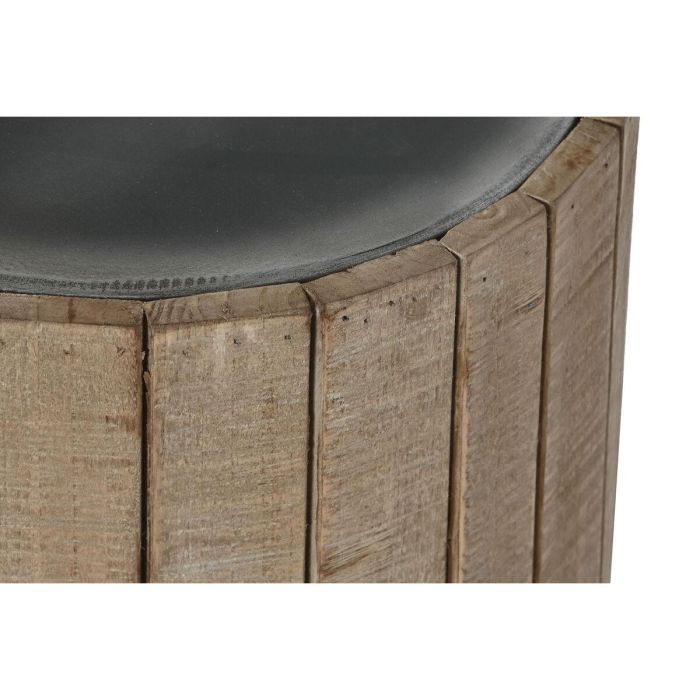 Mesita Auxiliar Alpino DKD Home Decor Natural 36 x 45 x 36 cm 2 Mesita Auxiliar Alpino DKD Home Decor Natural 36 x 45 x 36 cm 2