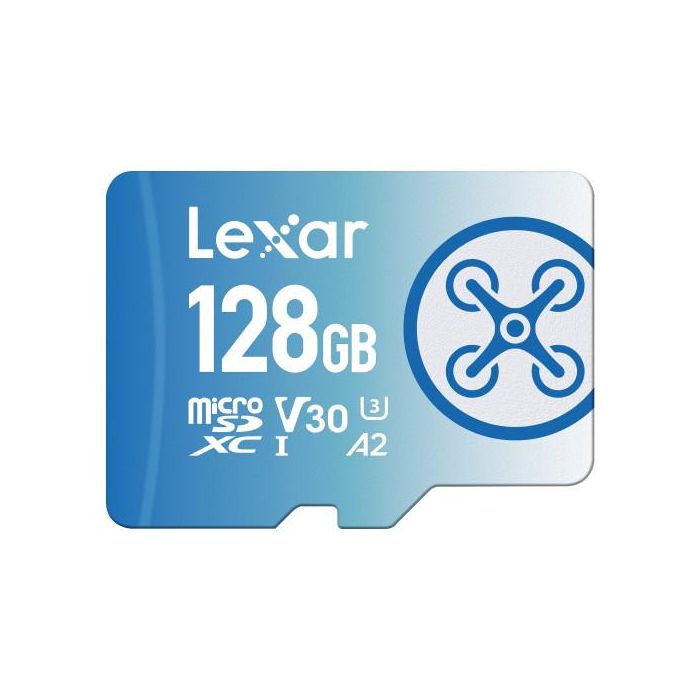 Lexar FLY microSDXC UHS-I 128 GB Clase 10, V30, U3, 160 MB/s Lectura, 90 MB/s Escritura, A2, LMSFLYX128G-BNNNG Lexar FLY microSDXC UHS-I 128 GB Clase 10, V30, U3, 160 MB/s Lectura, 90 MB/s Escritura, A2, LMSFLYX128G-BNNNG